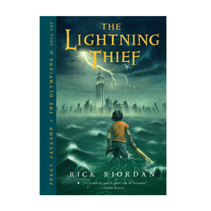 Thumbnail: new Rick Riordan book The Lightning Thief titan's gurse last olympian Novel Book