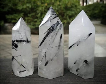 Tourmaline Quartz Crystal Tower