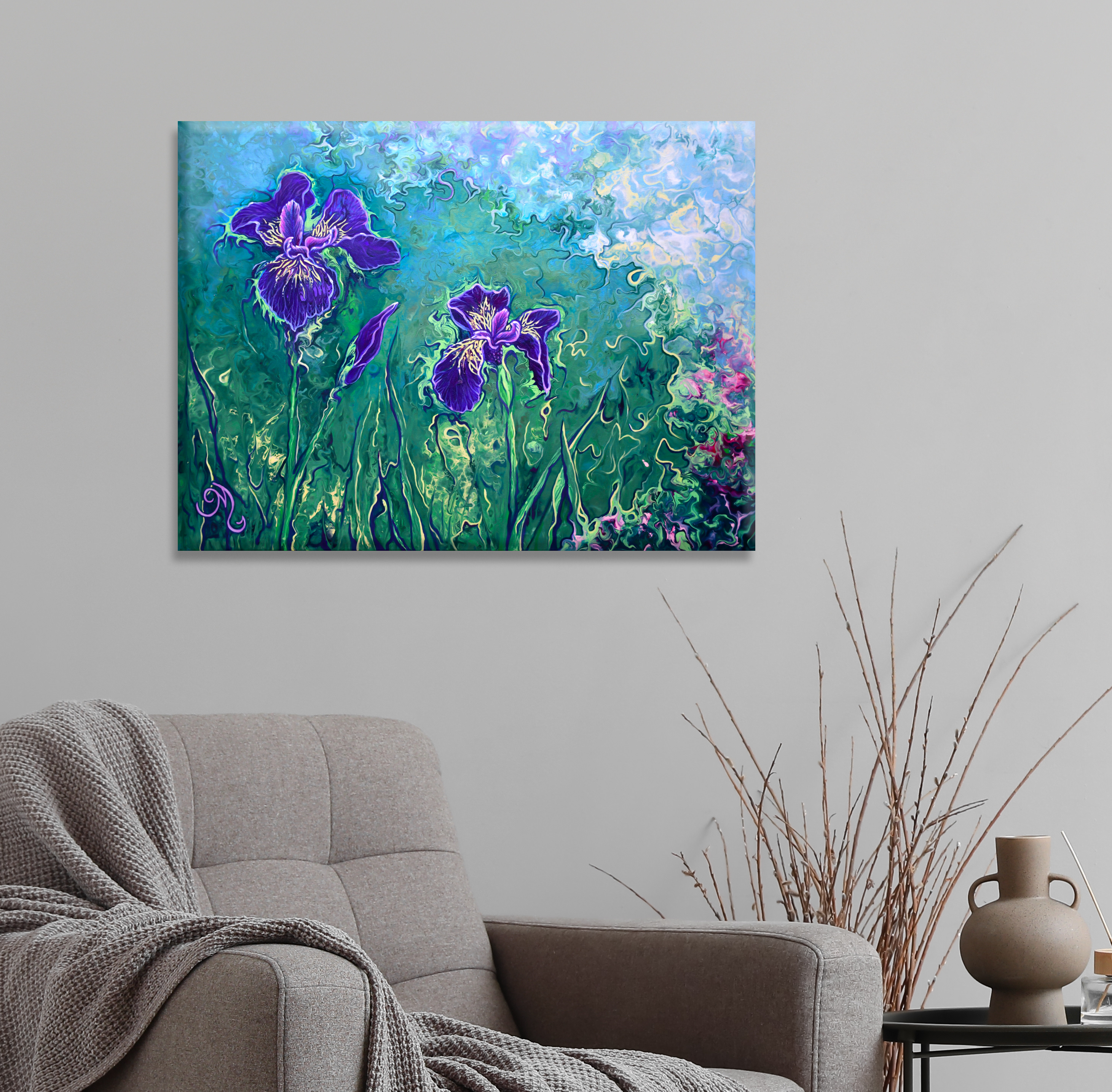 "Dance of the Alaska Iris"