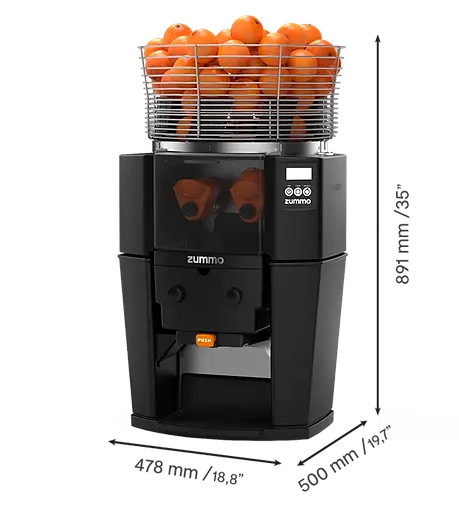 Z14 dimensions, Zummo Cyprus, Zummo, Cyprus, Dimenaion, Juicing Machines, Professional juice machine, Juicebar, Juicebr dimension machines, Juicing machines for bar, Bar juicer, Oanges, Oranges juice, Citrus juice, Fresh juice