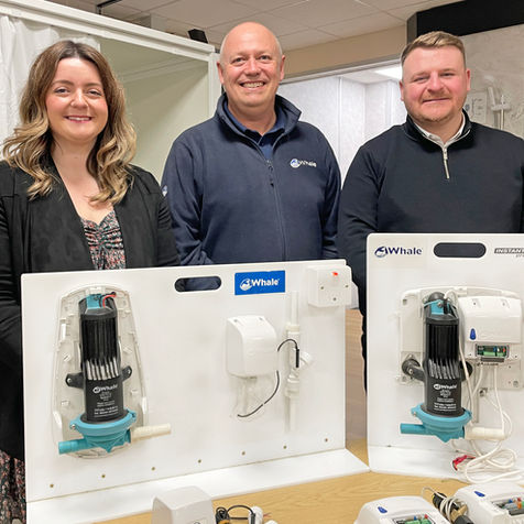 PROCare and Mark with Whale Pumps solutions