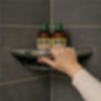 Elegance Corner Shelf Grab Rail