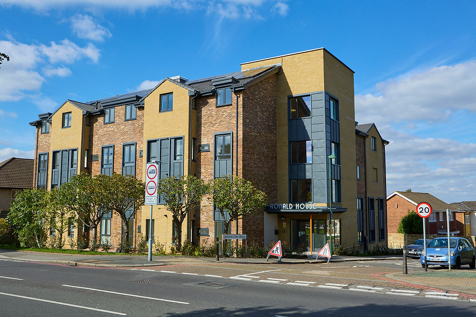 Rooftop senior living housing development