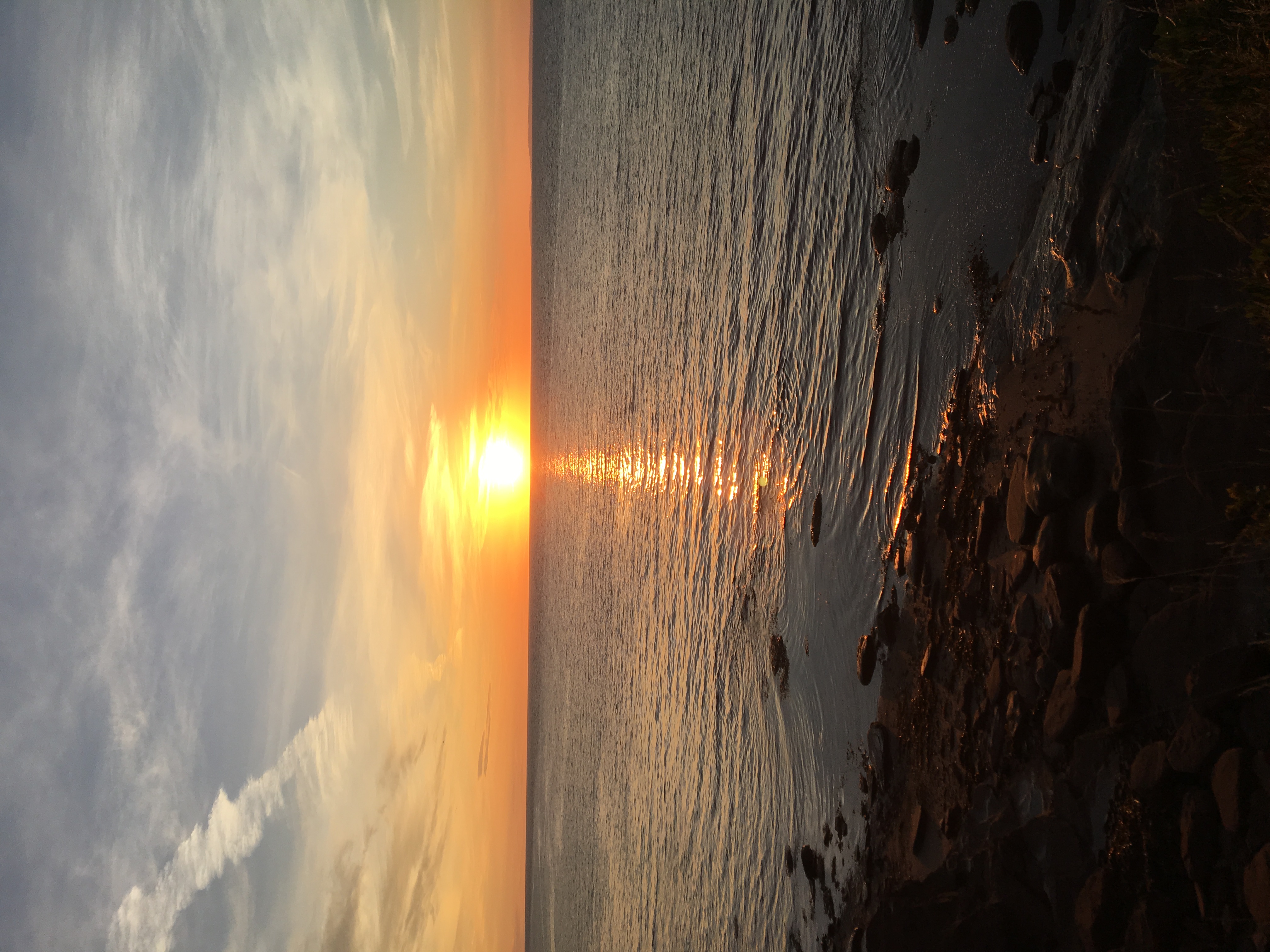 Sunrise in Guernsey Cove
