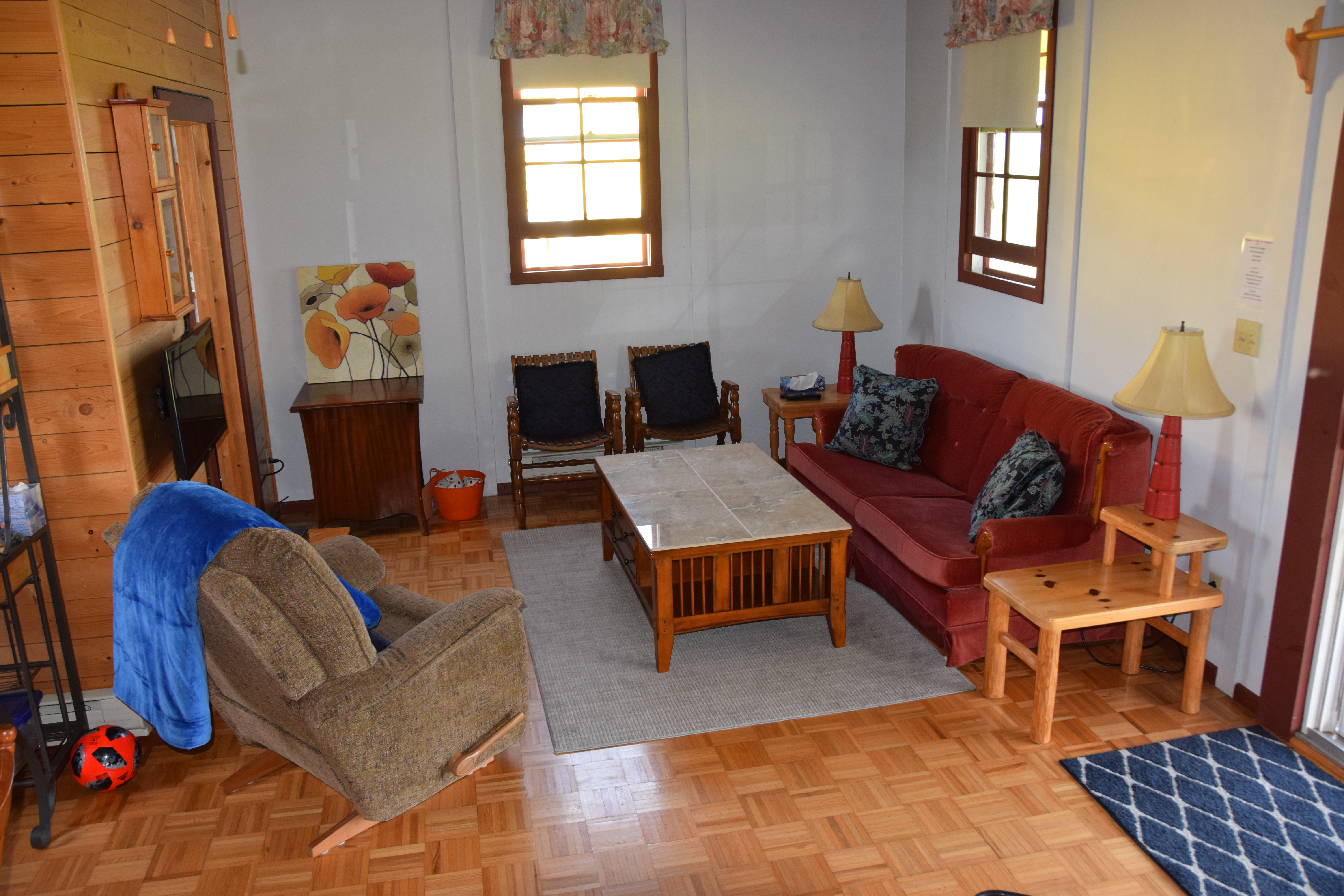 Sitting area in Cottage 2