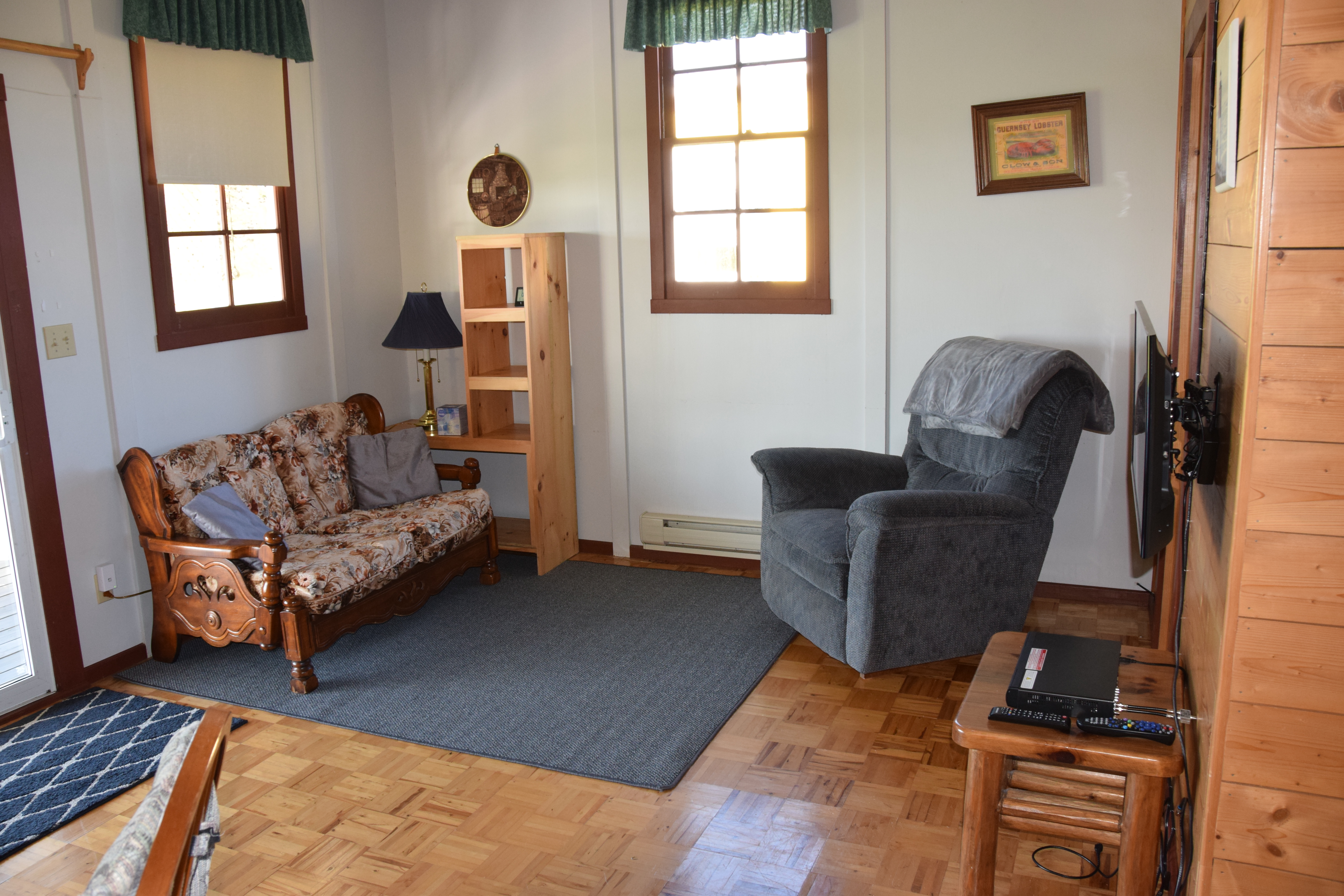 Sitting area in cottage 1