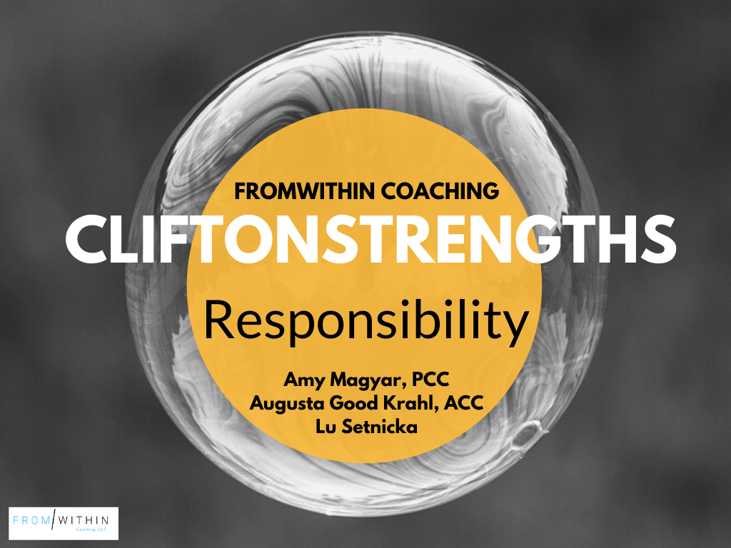 FromWithin Coaching Responsibility Workbook + Video