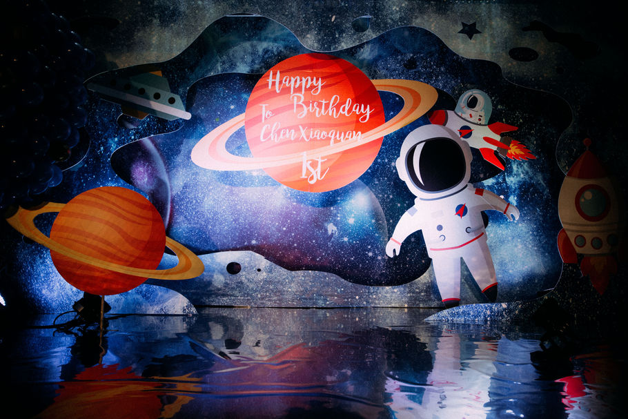 idoevents Los Angeles baby birthday party space theme, idoevents 洛杉矶宝宝宴太空主题
