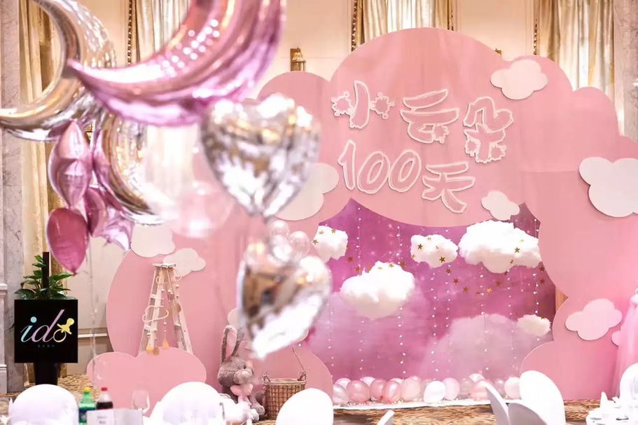 idoevents Los Angeles baby birthday party pink bunny theme, idoevents 洛杉矶宝宝宴粉色兔子主题
