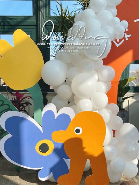 idoevents Los Angeles baby birthday party little monster theme 100 day party 洛杉矶宝宝宴