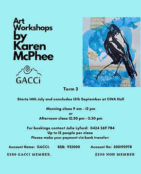 Karen McPhee Art Workshop Term 3