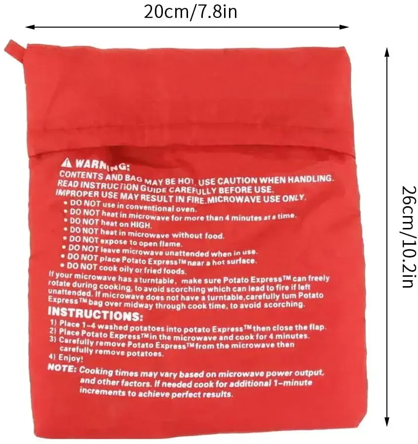 Thumbnail: Reusable Microwave Potato Cooker Bag