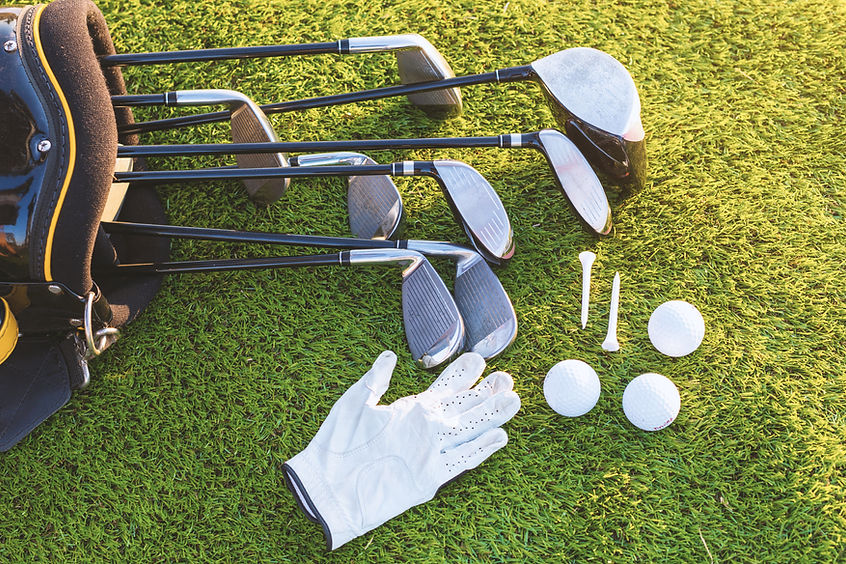 L'équipement pour jouer au golf