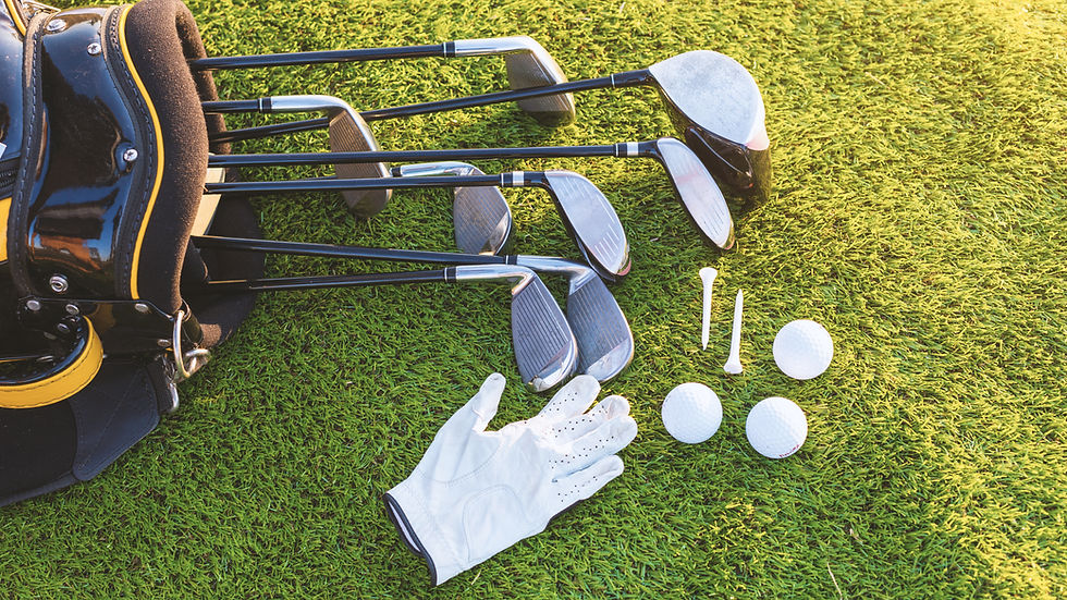 Golf Equipment Setup