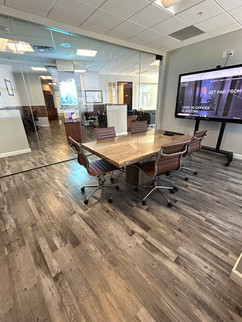 Professional east conference room at West Valley Coworking in Glendale AZ used for business meetings.