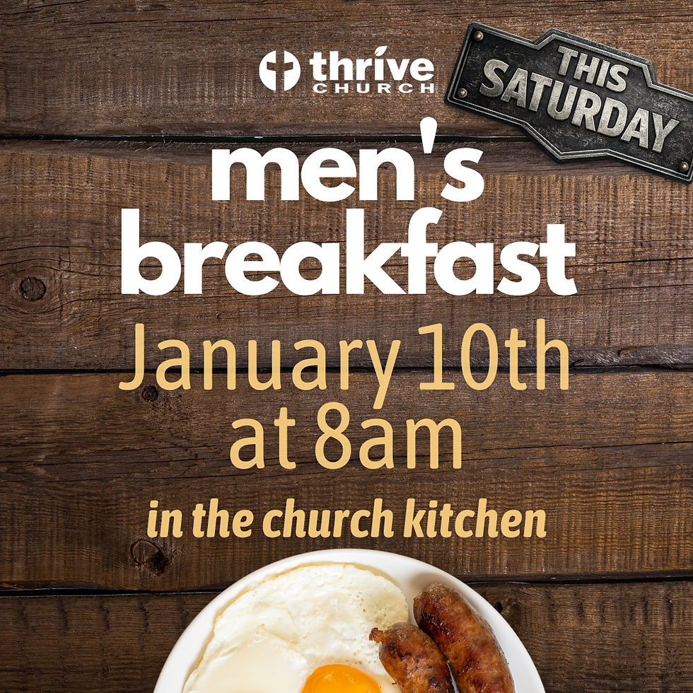Men's Fellowship Breakfast 