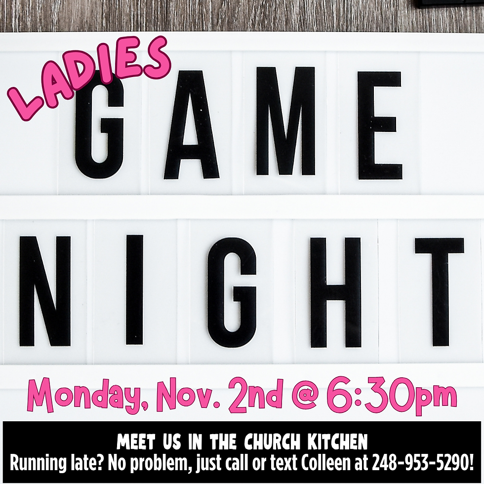 🎲 Ladies Game Night