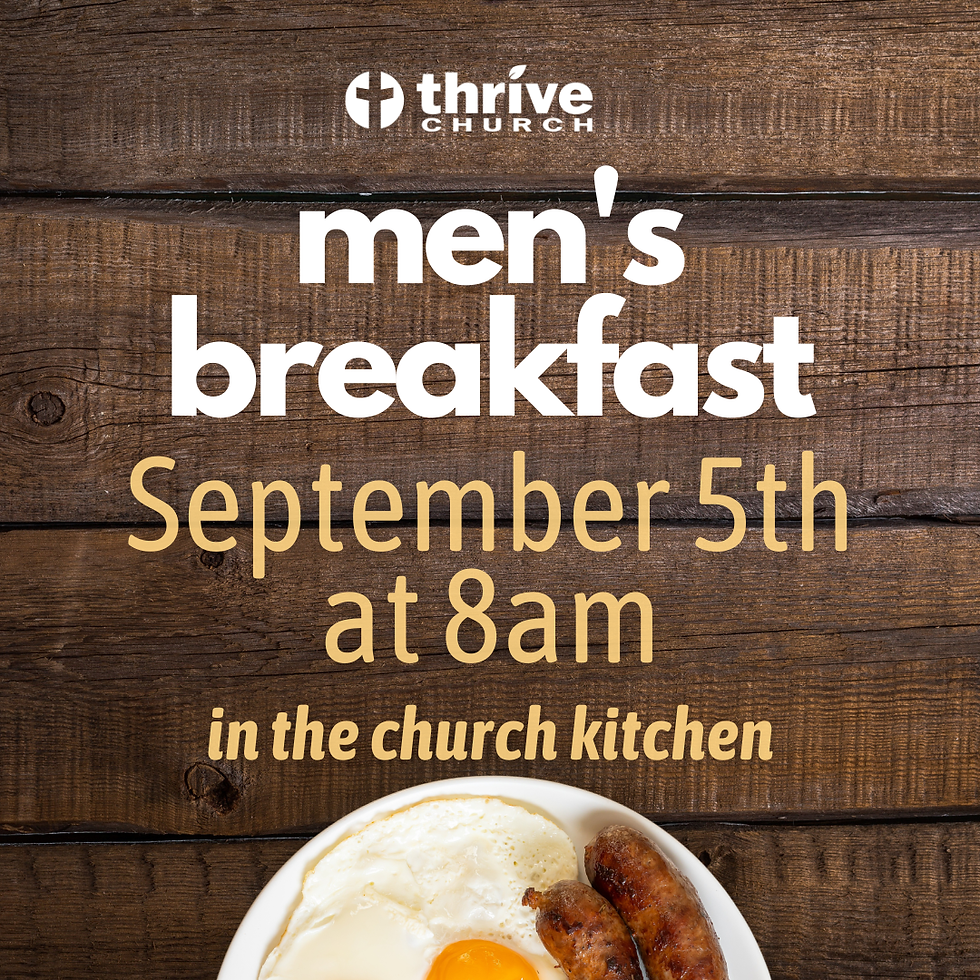 🍽️ Men's Fellowship Breakfast