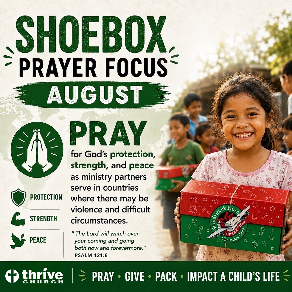 Shoebox Prayer Treasures✨🎁
