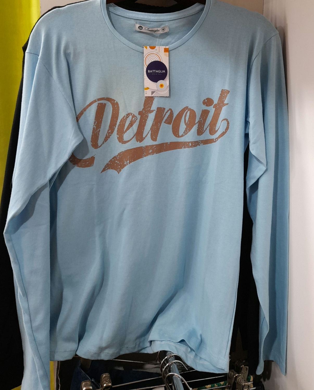 Remera manga larga caballero 