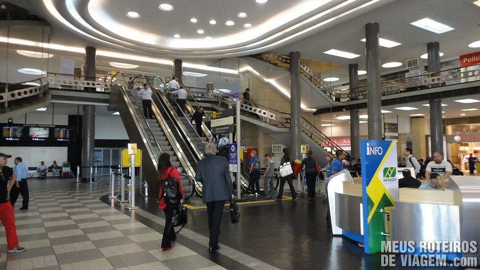 Saguão aeroporto de Congonhas