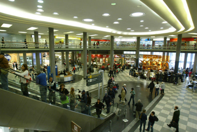 Saguão do aeroporto de Congonhas