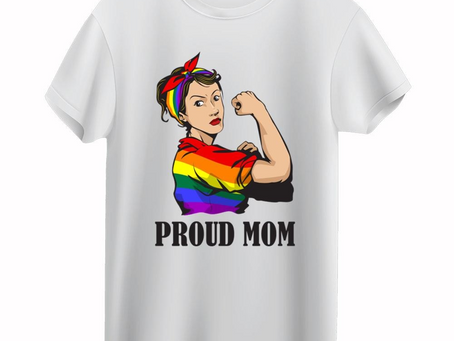 Proud Mom Lgbt Gay Pride T-shirt