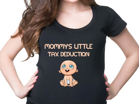 Pregnancy Tee Shirt Mommy’s Little Tax Deduction Maternity T-shirt