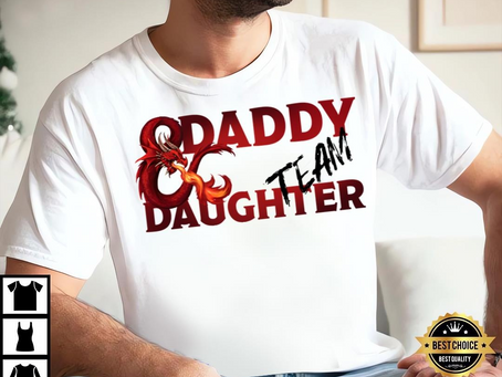 Dnd Daddy And Daughter T-shirt