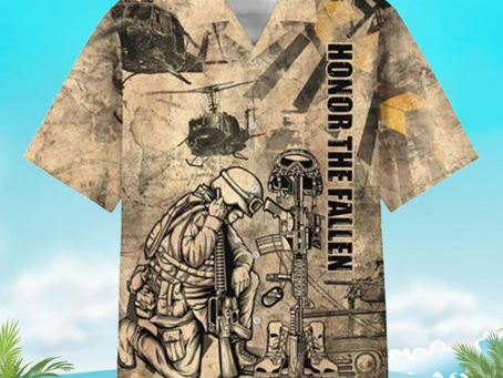 4th Of July US Veteran Honor The Fallen Hawaiian Shirt