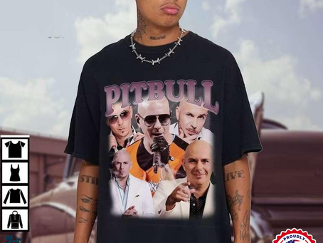 Pitbull Hip Hop Short Sleeve T-Shirt