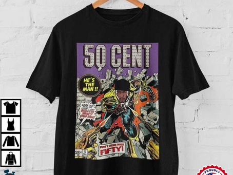 50 Cent Rapper Inspired Comic Book Unisex T-Shirt