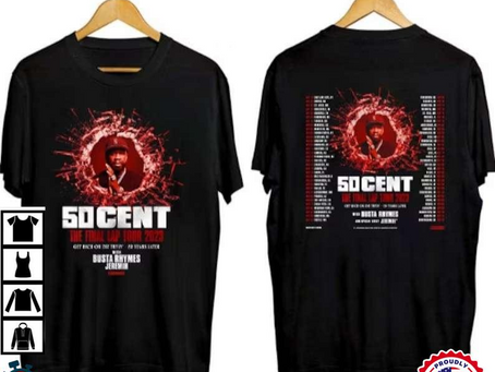50 Cent The Final Lap Tour 2023 Short-Sleeve T-Shirt