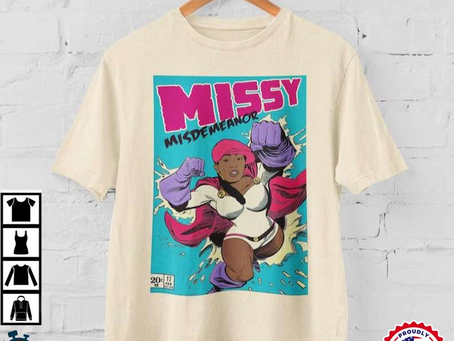 Missy Elliott Rapper Inspired Comic Book Unisex T-Shirt