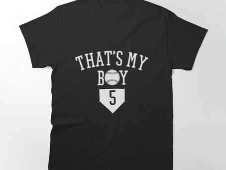 That’s My #5 Baseball Number 5 Jersey Baseball Mom & Dad T-Shirt