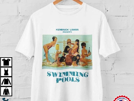 Kendrick Lamar Rapper Inspired Swimming Pools Unisex T-Shirt