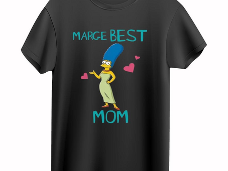 Marge The Simpson Best Mom T-Shirt Mother’s Day Gift