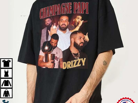 Drake Champagne Papi Rapper Hip Hop Music Vintage T Shirt