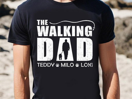 Personalized The Walking Dad T-shirt – Father’s Day Gift