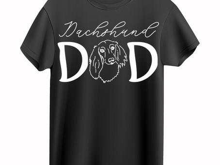 Dachshund Dog Dad T-Shirt – Doxie Lover Gift