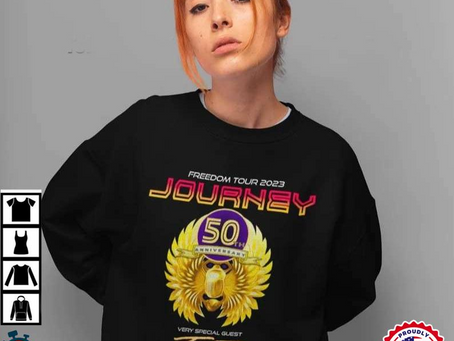 Journey Freedom Tour 2023 – Journey 50th Anniversary T-Shirt