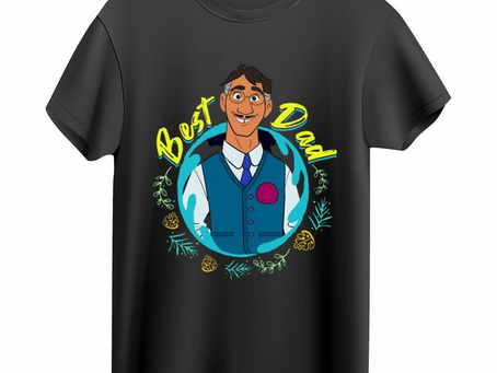 Men’s Encanto Agustin – Best Dad Circle T-Shirt