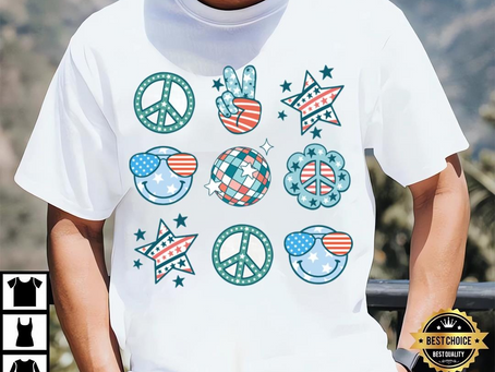 Groovy Peace Hand Sign T-Shirt