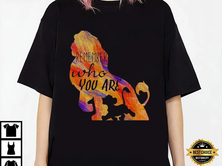 Simba Remember Who You Are Lion King T-shirt