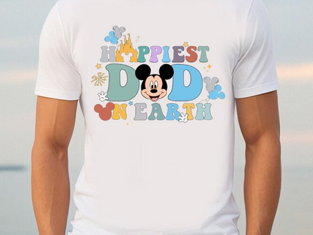 Mickey Happiest Dad On Earth Shirt – Minnie Happiest Mom On Earth Shirt
