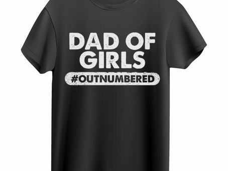 Dad Of Girls Outnumbered Girl Dad Shirt, Dad Shirt, Gift For Father