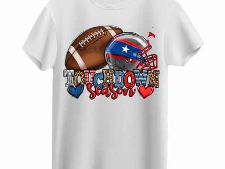 Touchdown Season American Football Tee