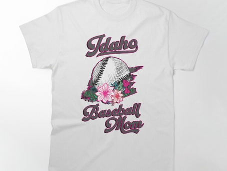 Idaho Baseball Mom T-Shirt
