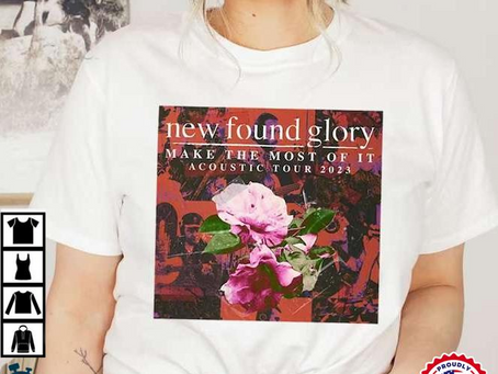 Make The Most Of It New Found Glory Acoustic Tour 2023 T-Shirt