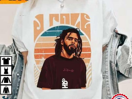 J Cole Rapper World Tour 2023 T-Shirt